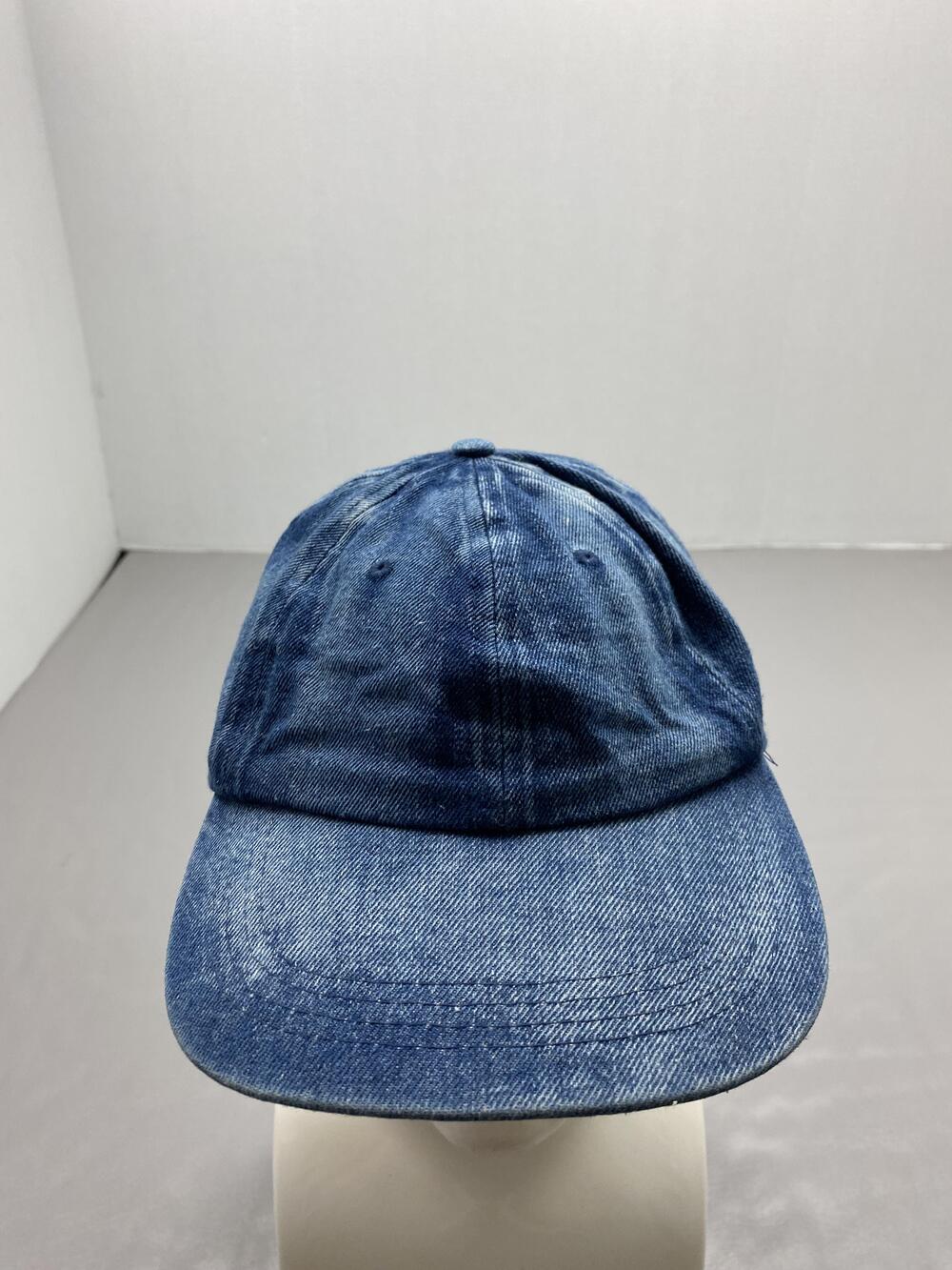 Hat Cap Strap Back One Size Blue Melrose And Market Denim Baseball Cap Mens